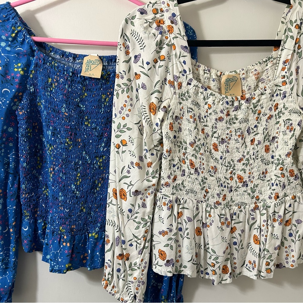 thereabouts girls 2 top bundle XL